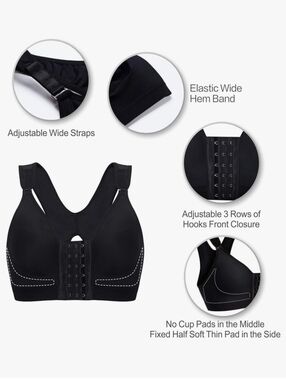 KIMIKAL Post Surgery Racerback Bra